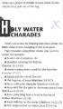 Holy Water Charades